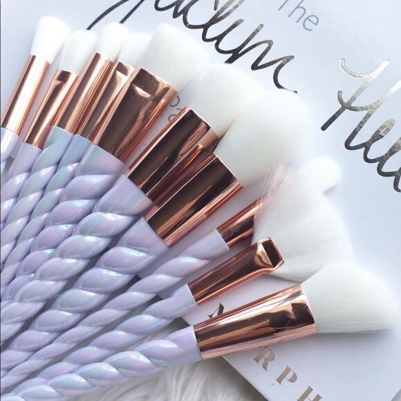Unicorn Makeup Brushes  - Picture 1 of 3